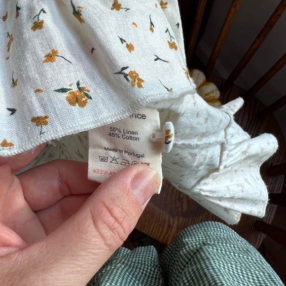 Fin & Vince | RARE Floral Linen Blend Prairie Dress - Picture 5 of 8
